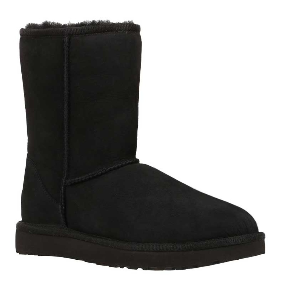 UGG Womens Classic II Black Short Boot NEW